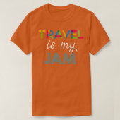 Reis is mijn Jam Funny Travel Design T-shirt (Design voorkant)