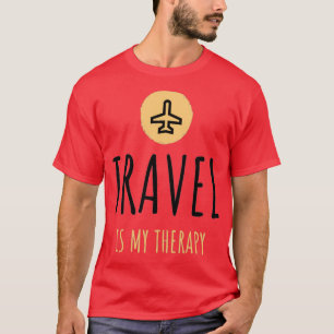 Reis is mijn therapie t-shirt