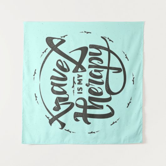 Reis is mijn therapie wandkleed (Voorkant)