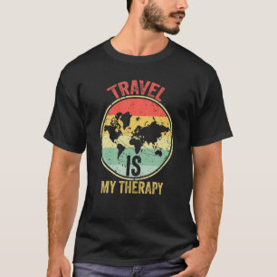 Reis is mijn  therapieverklaring digitale nom t-shirt