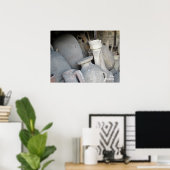 Reis | Italië - Pompeii Amphorae Poster (Thuiskantoor)