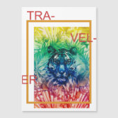 Reis Jungle Wilde Tijger Tropische Bladeren (Voorkant)