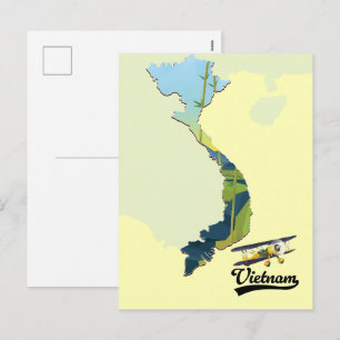 Reis kaart van Vietnam