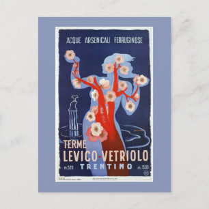 reis Levico Terme Trentino Italiaans Briefkaart