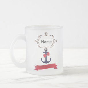 Reis lijst zeemaand zee Ankertouw Ri Matglas Koffiemok