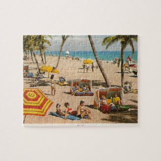 reis met de bus van Retro Florida Legpuzzel