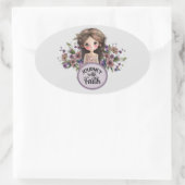 Reis met Faith Girl Sticker (Tas)