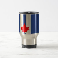 Reis mok met vlag van Toronto, Canada