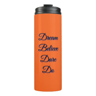 Reis mok oranje thermische tumbler