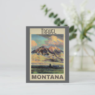 Reis Montana poster, Briefkaart
