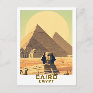 Reis naar Caïro Egypte Piramides & Sfinx Reizen Briefkaart