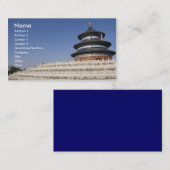 Reis naar China Visitekaartje (Voorkant / Achterkant)