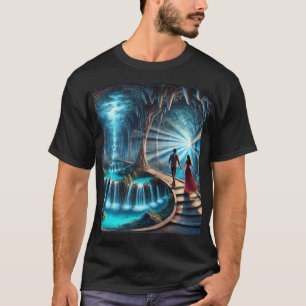 Reis naar de Crystal Cave: pad door Cenote T-shirt