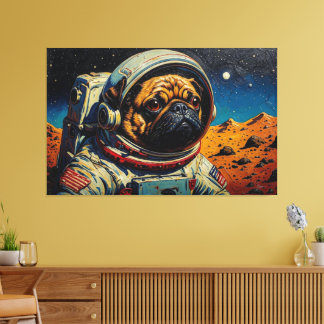 REIS NAAR DE HONDSTER 14 CANVAS AFDRUK