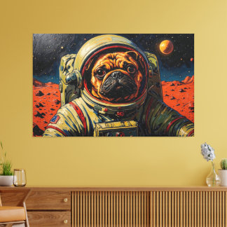 REIS NAAR DE HONDSTER 15 CANVAS AFDRUK