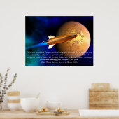 reis naar de sterren poster (Keuken)