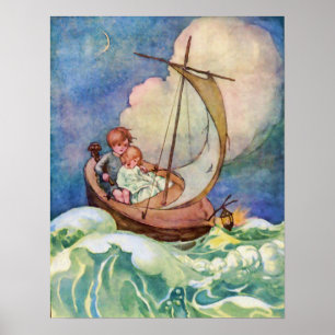 Reis naar de Vintage Fairyland Poster