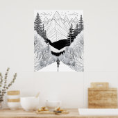 Reis naar de wildernis poster (Keuken)