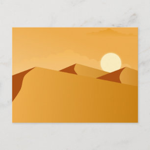 Reis naar de woestijn van Egypte met dit Briefkaart