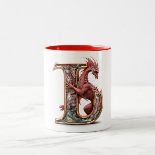 Reis naar Fantasy: Dragon Schattige Cup - Type J Tweekleurige Koffiemok