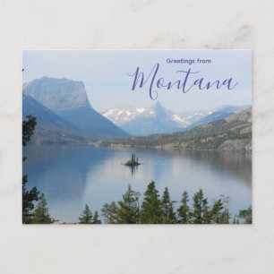 Reis naar Glacier National Park Montana Briefkaart