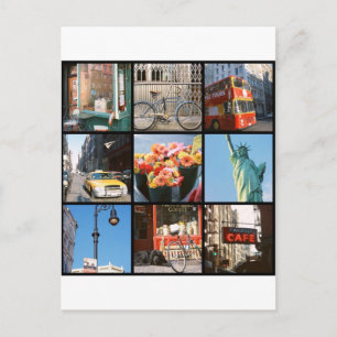 Reis naar het buitenland naar New York Briefkaart