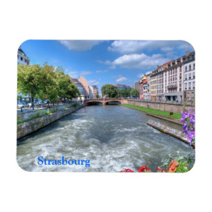 Reis naar het centrum van Straatsburg, Frankrijk Magneet