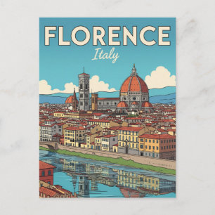 Reis naar het oude Florence Italië Briefkaart