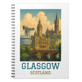 Reis naar het oude Glasgow Schotland Notitieboek