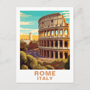 Reis naar het oude Rome Colosseum Italië Briefkaart