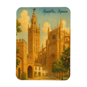 Reis naar het oude Sevilla Spanje Andalusië Magneet