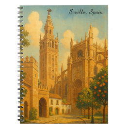 Reis naar het oude Sevilla Spanje Andalusië Notitieboek