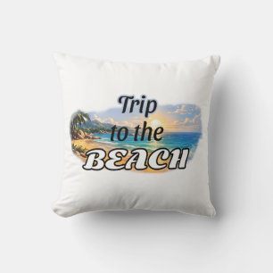 Reis naar het strand Tropische zonsondergang Ontsn Kussen