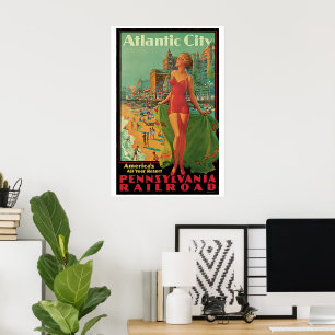 Reis naar het verleden, Atlantic City Resort Stran Poster