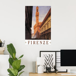 Reis naar het verleden, Firenze, Florence, Palazzo Poster