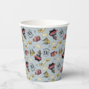 Reis naar HOGWARTS™ Patroon Papieren Bekers