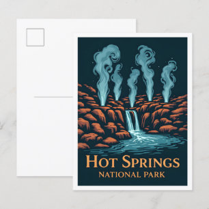Reis naar Hot Springs National Park Arkansas USA Briefkaart