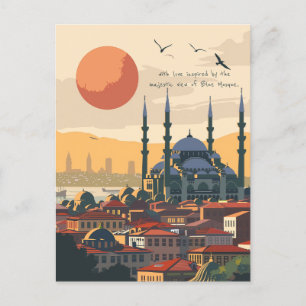 Reis naar Istanbul Briefkaart
