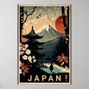 Reis naar Japan Poster