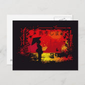 reis naar japon briefkaart (Voorkant / Achterkant)