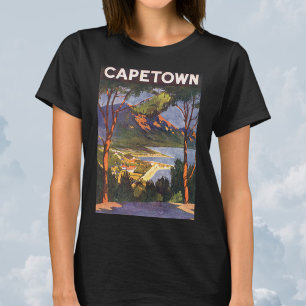 Reis naar Kaapstad, een stad in Zuid-Afrika T-shirt