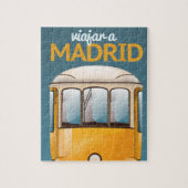 Reis naar Madrid poster van vakantie Legpuzzel (Verticaal)