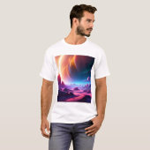 Reis naar Mars T-shirt (Voorkant volledig)
