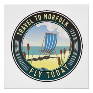 Reis naar Norfolk - Vlieg vandaag Perfect Poster