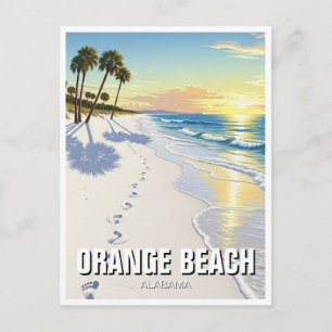 Reis naar Orange Beach Alabama Briefkaart
