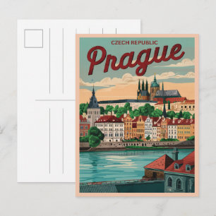 reis naar prague stads tsjechische republiek cadea briefkaart