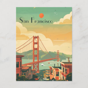 Reis naar San Francisco Briefkaart