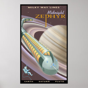 Reis naar Saturnus Poster
