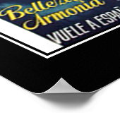 Reis naar Spanje Vintage poster (Hoek)