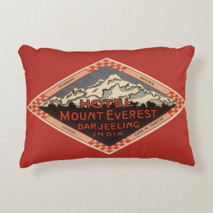Reis naar vroeger tijden, Mount Everest, Darjeelin Accent Kussen